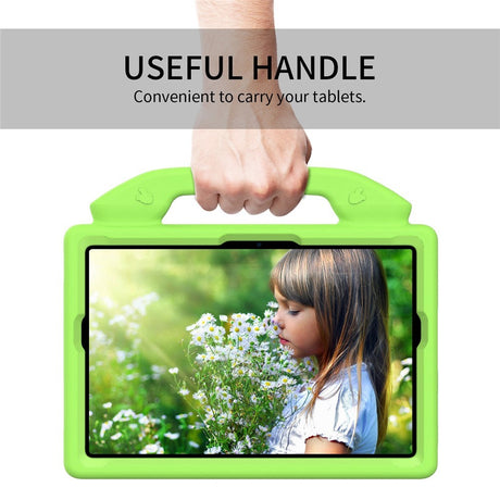 Samsung Galaxy Tab A11+ (Plus) / A9+ (Plus) EIDERWOOD Kids Case - Thumb Kickstand Case - Green