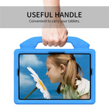 Samsung Galaxy Tab A11+ (Plus) / A9+ (Plus) EIDERWOOD Kids Case - Thumb Kickstand Case - Blue
