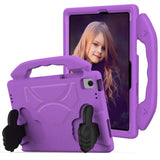 Samsung Galaxy Tab A11+ (Plus) / A9+ (Plus) EIDERWOOD Kids Case - Thumb Kickstand Case - Purple
