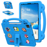 EIDERWOOD iPad Air 13" (2025 / 2024) / Pro 13" (2025 / 2024) /12.9" (2022-2018) Kids Case with Kickstand & Hand Holder - Blue