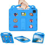 EIDERWOOD iPad Air 13" (2025 / 2024) / Pro 13" (2025 / 2024) /12.9" (2022-2018) Kids Case with Kickstand & Hand Holder - Blue