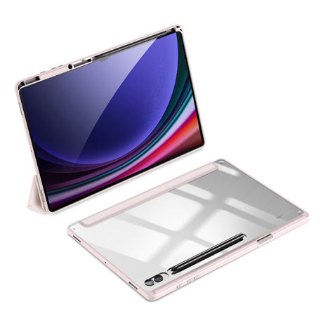 Samsung Galaxy Tab S10 Ultra Shockproof Case with Pen Holder - DUX DUCIS TOBY Series - Pink