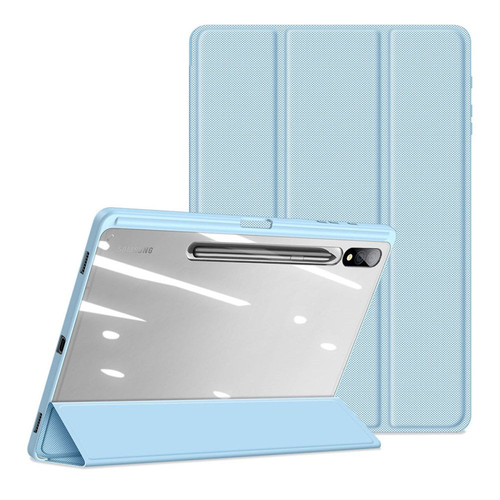 Samsung Galaxy Tab S10 Plus Shockproof Case with Pen Holder - DUX DUCIS TOBY Series - Blue