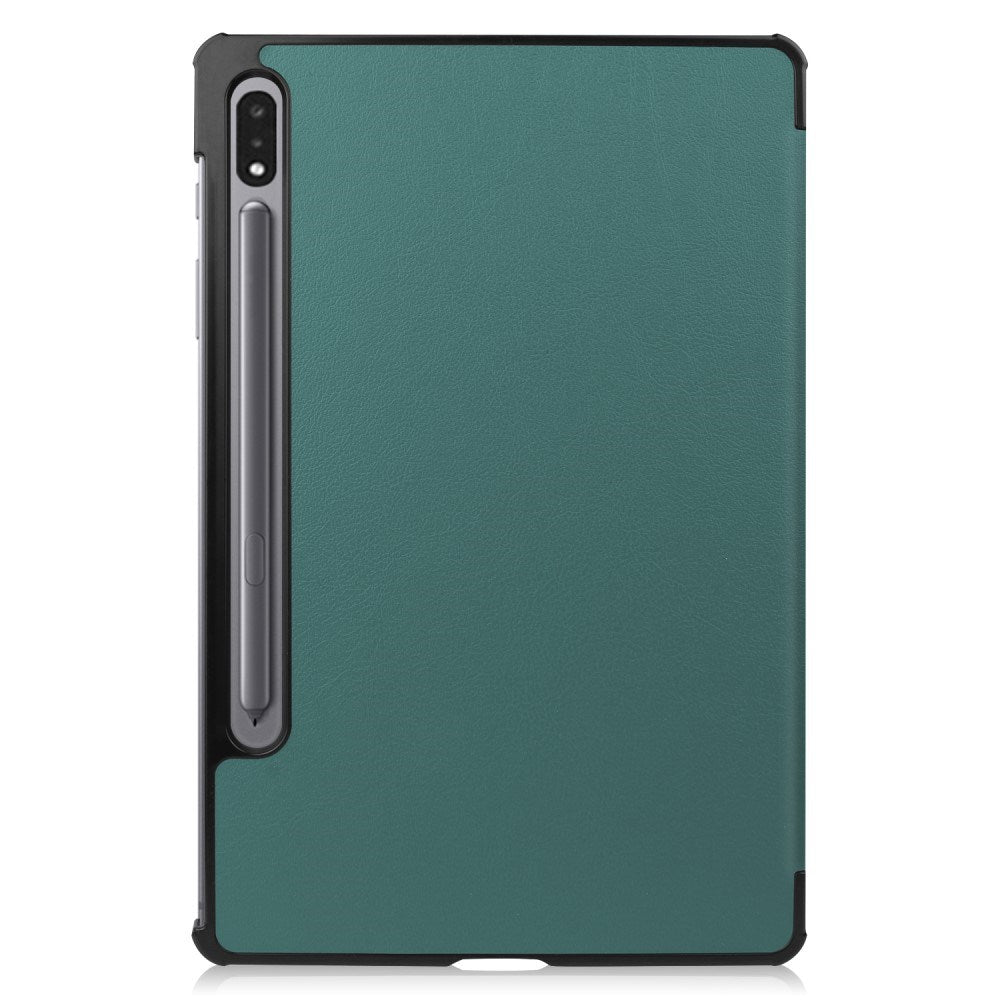 EIDERWOOD Samsung Galaxy Tab S10 Plus Vegan Leather Cover with Stand Function - Green