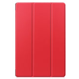 EIDERWOOD Samsung Galaxy Tab S10 Plus Vegan Leather Cover with Stand Function - Red