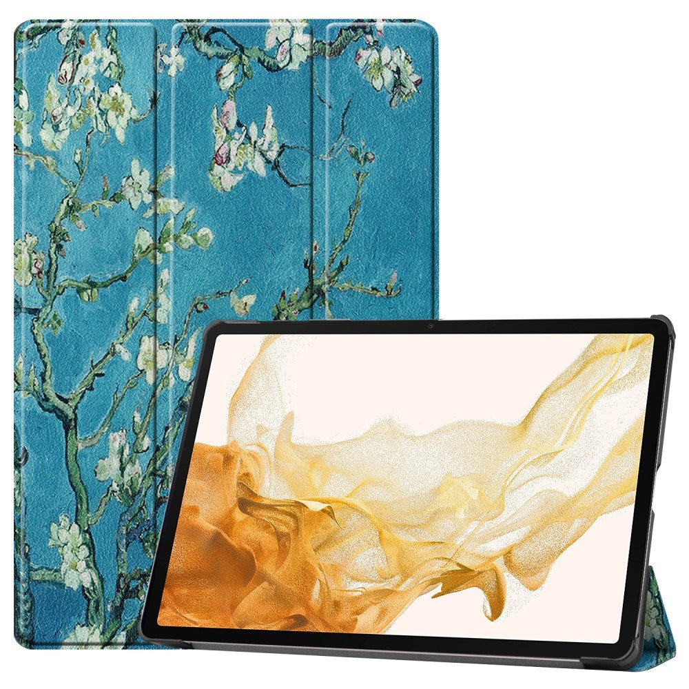 EIDERWOOD Samsung Galaxy Tab S10 Plus Vegan Leather Case with Pattern - Flower