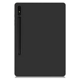 EIDERWOOD Samsung Galaxy Tab S10 Plus Case in Vegan Leather with Stand Function & Pen Holder - Black