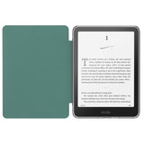 EIDERWOOD Amazon Kindle Paperwhite (2024) Faux Leather Flip Case - Transparent / Lavender