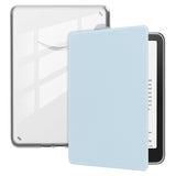 EIDERWOOD Amazon Kindle 11th Generation (2022) Faux Leather Flip Case - Transparent / Light Blue