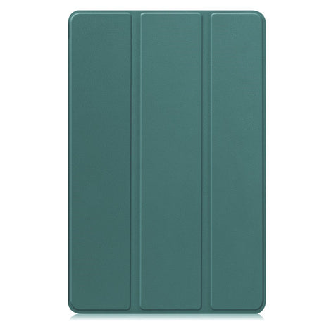 EIDERWOOD Samsung Galaxy Tab S10 FE+ (Plus) Faux Leather Flip Case with Stand Function & Pencil Holder - Green