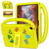 EIDERWOOD Lenovo Tab 10.1" Kids Case with Kickstand & Hand Holder - Yellow