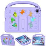 EIDERWOOD Lenovo Tab 10.1" Kids Case with Kickstand & Hand Holder - Purple