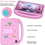 EIDERWOOD Lenovo Tab 10.1" Kids Case with Kickstand & Hand Holder - Pink