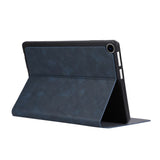 EIDERWOOD Lenovo Tab 10.1" Faux Leather Flip Case with Stand - Dark Blue