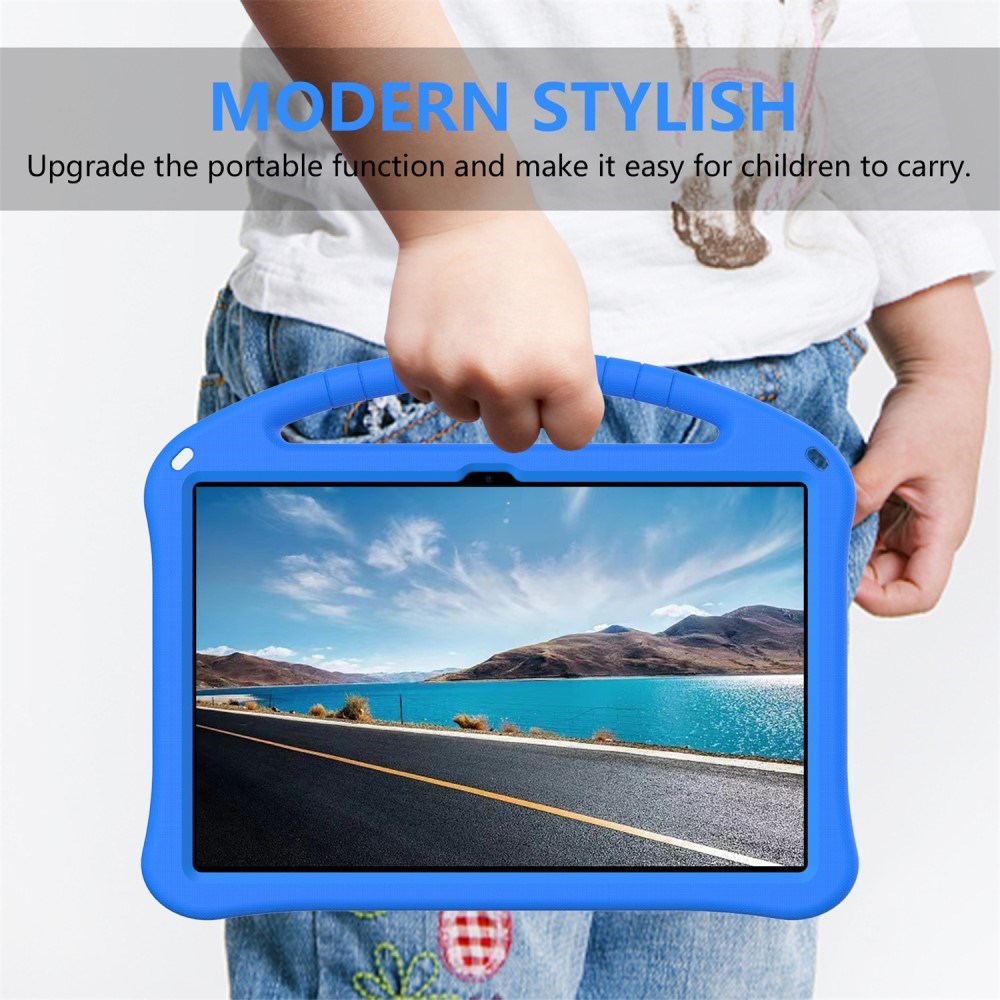EIDERWOOD Lenovo Idea Tab Pro Anti-Drop Tablet Case with Handle and Kickstand - Blue