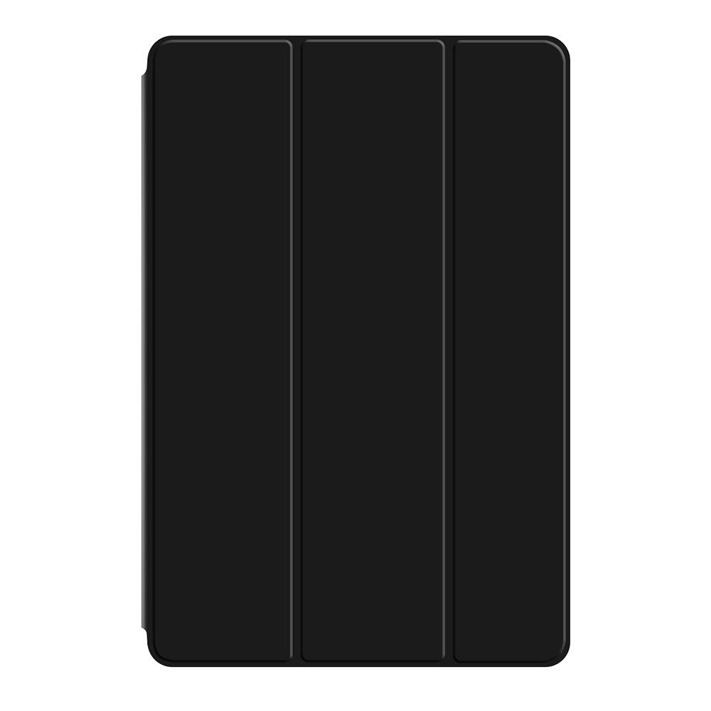 EIDERWOOD Lenovo Tab 10.1" Tri-Fold Faux Leather Flip Case - Black