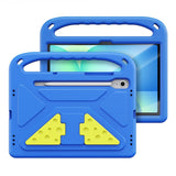 DUX DUCIS Samsung Galaxy Tab S10 Lite / S10 FE / S9 FE / S9 / S8 / S7 Children's Case with Stand Function & Stylus Pen Holder - Blue