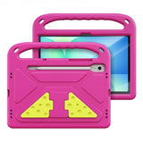 DUX DUCIS Samsung Galaxy Tab S10 Lite / S10 FE / S9 FE / S9 / S8 / S7 Children's Case with Stand Function & Stylus Pen Holder - Pink