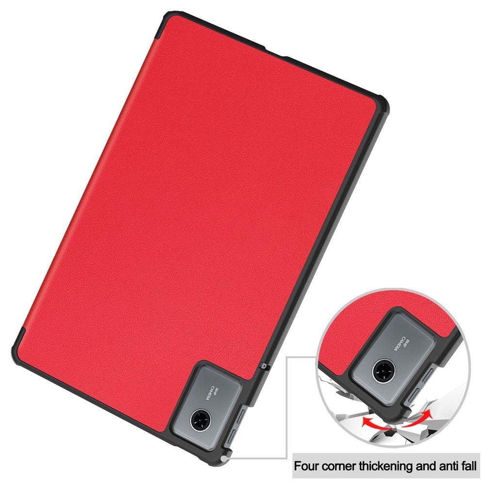Lenovo Idea Tab 11 EIDERWOOD Leather Flip Case - Red