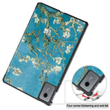 EIDERWOOD Lenovo Idea Tab / Xiaoxin Pad 11 Faux Leather Flip Case with Motif - Flowers