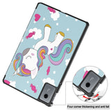 EIDERWOOD Lenovo Idea Tab / Xiaoxin Pad 11 Faux Leather Flip Case with Motif - Unicorn