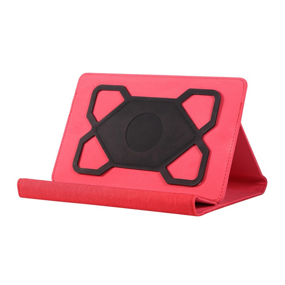 EIDERWOOD Universal Tablet Flip Case with Stand Function - 13.5 x 21.5 cm - Red
