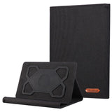 EIDERWOOD Universal Tablet Flip Case with Stand Function - 18 x 26.5 cm - Black