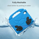 EIDERWOOD iPad Mini (2024 / 2021) Kids Case with Thumb Kickstand - Blue