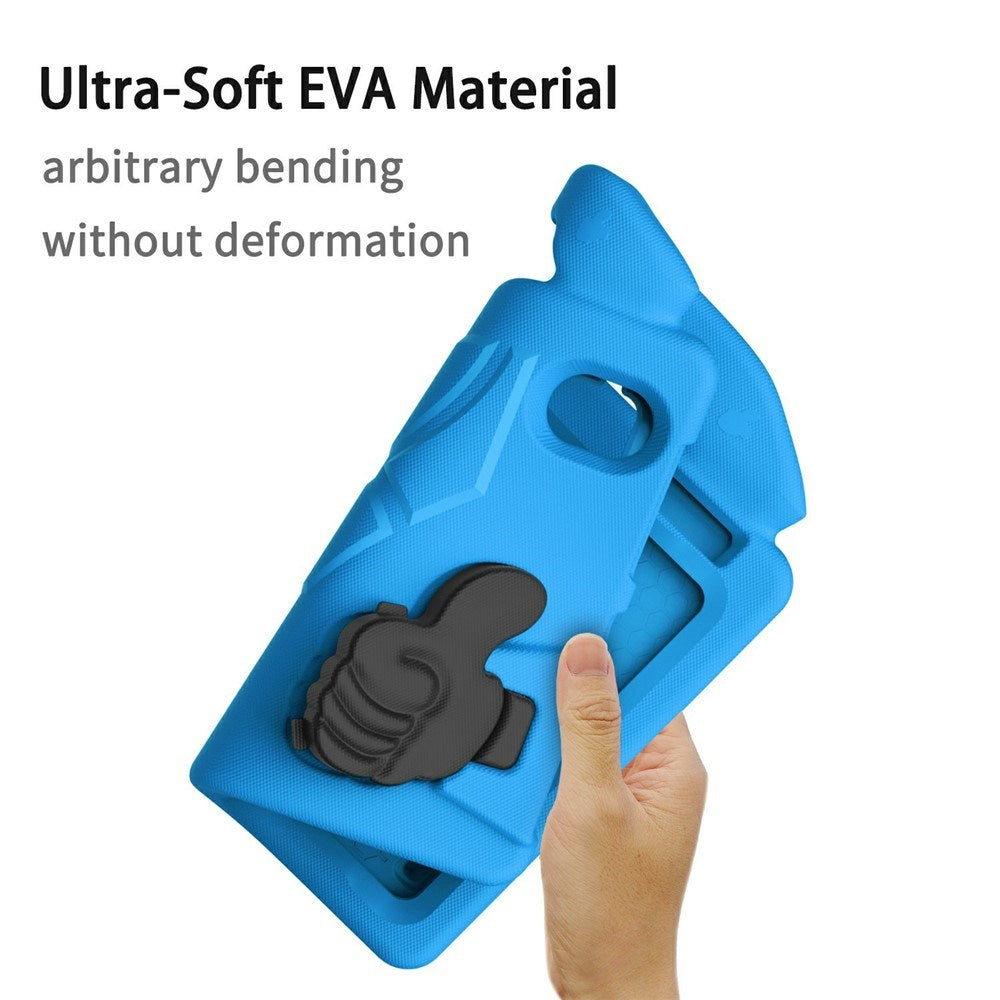 EIDERWOOD iPad Mini (2024 / 2021) Kids Case with Thumb Kickstand - Blue