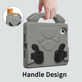 EIDERWOOD iPad Mini (2024 / 2021) Kids Case with Thumb Kickstand - Grey