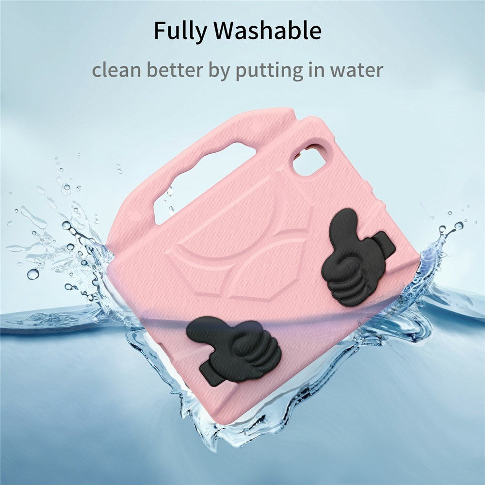 EIDERWOOD iPad Mini (2024 / 2021) Kids Case with Thumb Kickstand - Pink