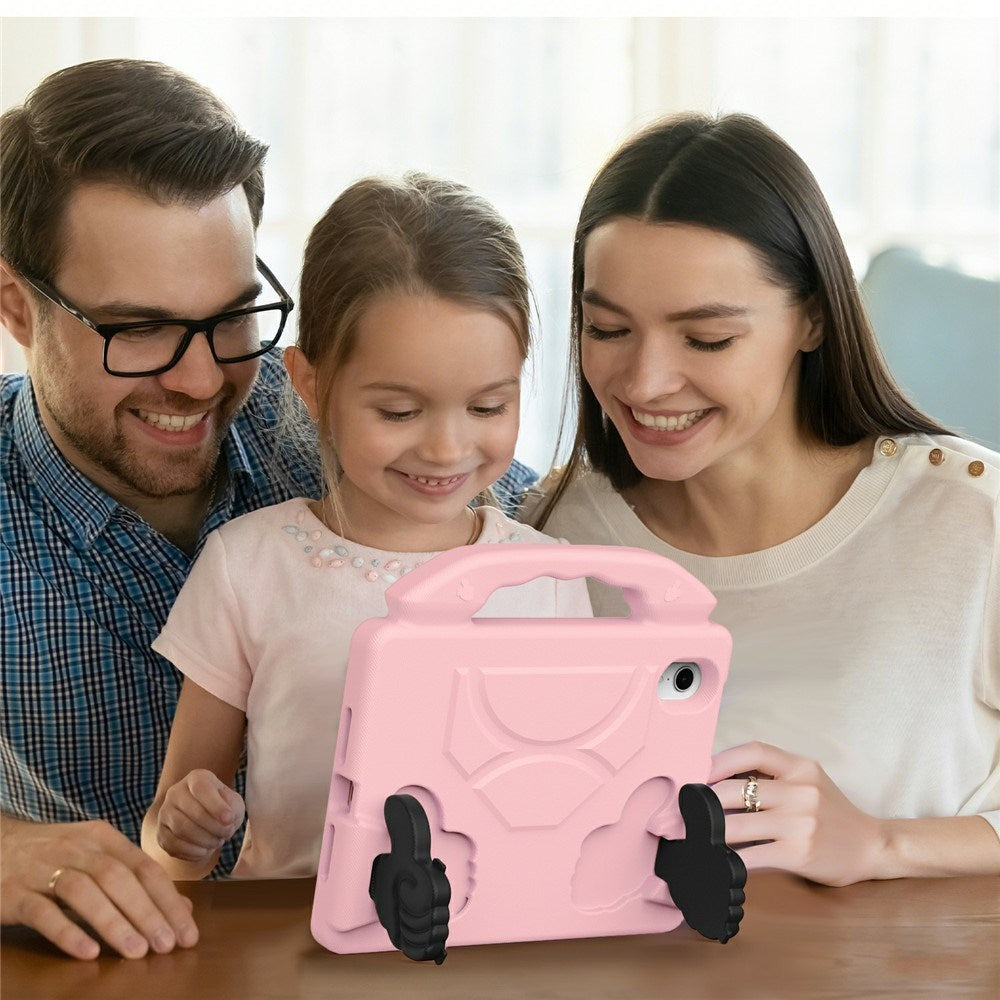 EIDERWOOD iPad Mini (2024 / 2021) Kids Case with Thumb Kickstand - Pink
