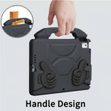 EIDERWOOD iPad 10.2" (2021 / 2020 / 2019) / Air (2019) Kids Case with Thumb Kickstand - Black