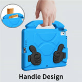 EIDERWOOD iPad 10.2" (2021 / 2020 / 2019) / Air (2019) Kids Case with Thumb Kickstand - Blue