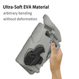 EIDERWOOD iPad 10.2" (2021 / 2020 / 2019) / Air (2019) Kids Case with Thumb Kickstand - Grey