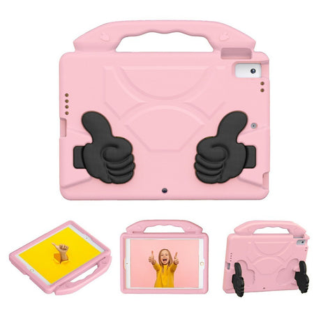 EIDERWOOD iPad 10.2" (2021 / 2020 / 2019) / Air (2019) Kids Case with Thumb Kickstand - Pink