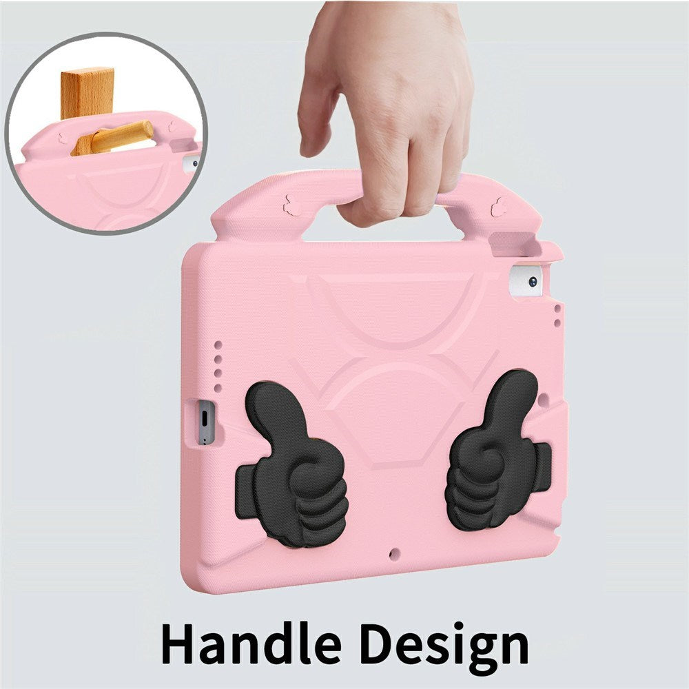 EIDERWOOD iPad 10.2" (2021 / 2020 / 2019) / Air (2019) Kids Case with Thumb Kickstand - Pink