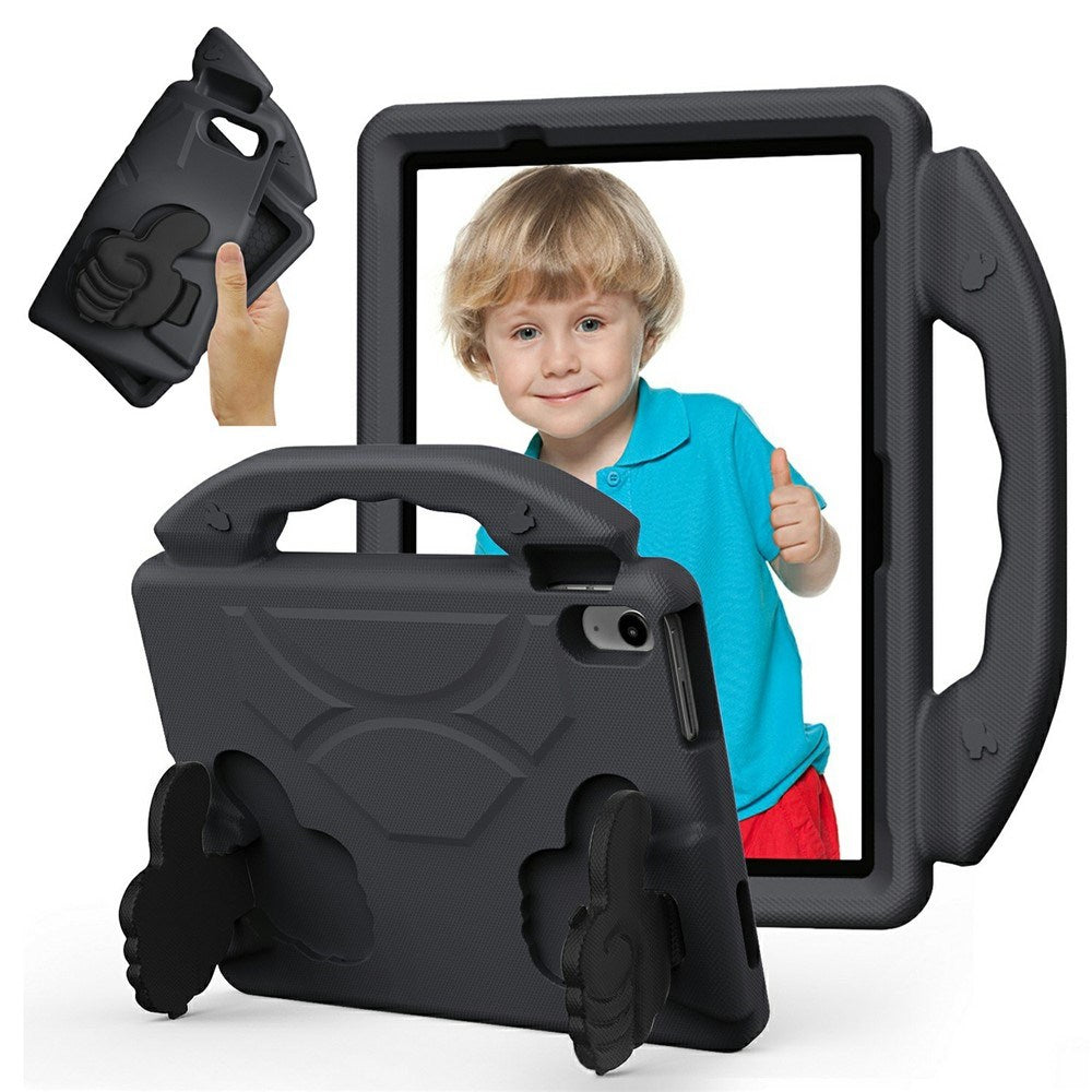 EIDERWOOD iPad Air 11" (2026 / 2025 / 2024) Kids Case with Thumb Kickstand - Black
