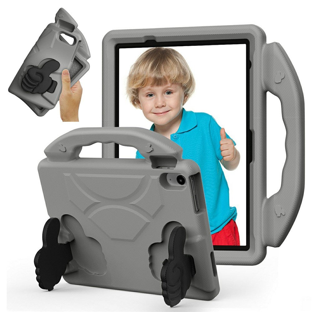 EIDERWOOD iPad Air 11" (2026 / 2025 / 2024) Kids Case with Thumb Kickstand - Grey