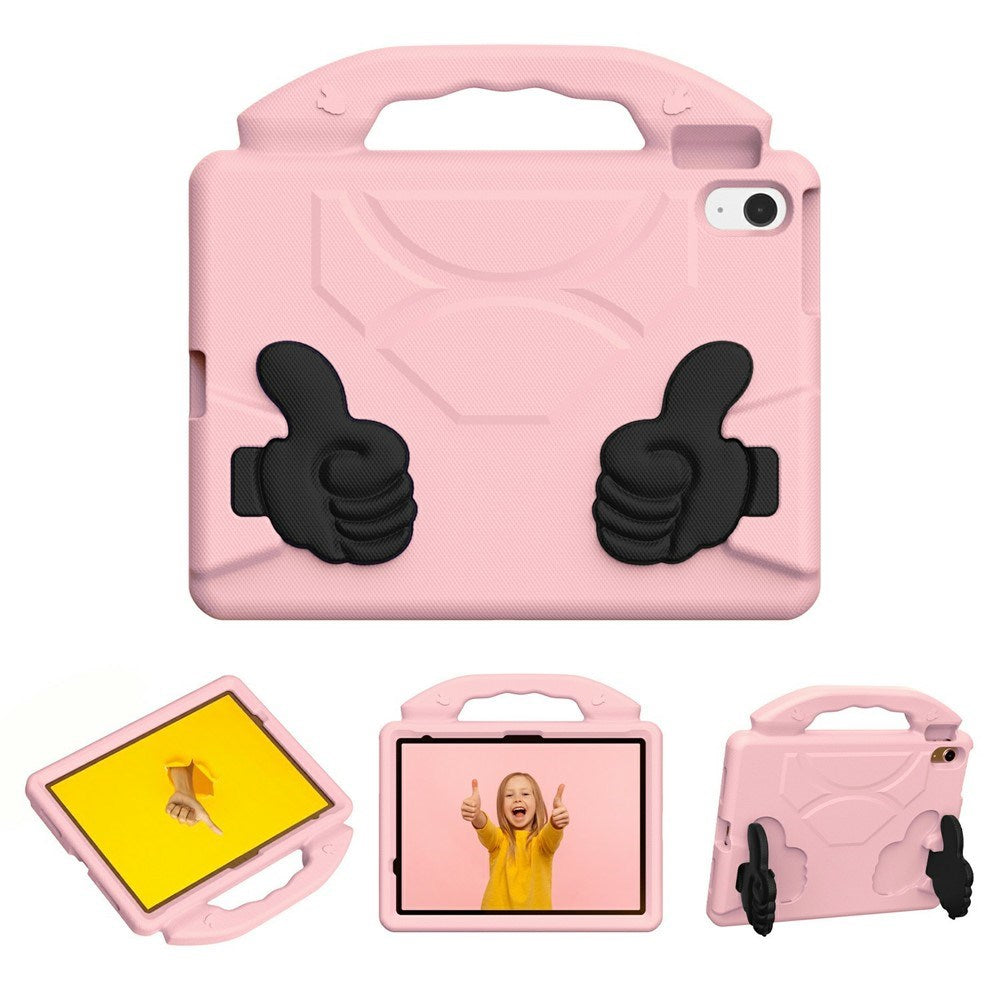 EIDERWOOD iPad 11" (2025) / Air 11" (2025 / 2024) / 10.9" (2024 / 2022) Kids Case with Thumb Kickstand - Pink
