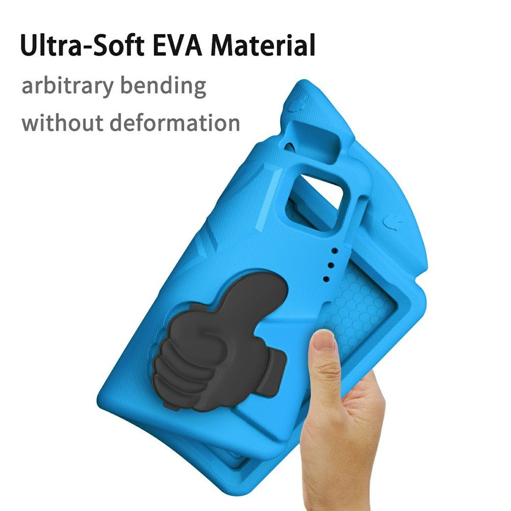 EIDERWOOD iPad Pro 11" (2025 - 2018) / Air (2022 / 2020) Kids Case with Thumb Kickstand - Blue