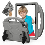 EIDERWOOD iPad Pro 11" (2025 - 2018) / Air (2022 / 2020) Kids Case with Thumb Kickstand - Grey
