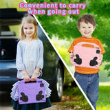 EIDERWOOD iPad Pro 11" (2025 - 2018) / Air (2022 / 2020) Kids Case with Thumb Kickstand - Purple