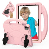 EIDERWOOD iPad Pro 11" (2025 - 2018) / Air (2022 / 2020) Kids Case with Thumb Kickstand - Pink