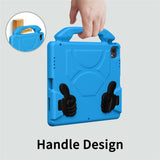 EIDERWOOD iPad Pro 12.9" (2022 / 2021 / 2020 / 2018) / Air 13" (2025 / 2024) / Pro 13" (2025 / 2024) Kids Case with Thumb Kickstand - Blue