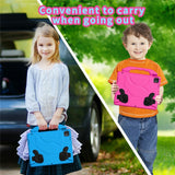 EIDERWOOD iPad Pro 12.9" (2022 / 2021 / 2020 / 2018) / Air 13" (2025 / 2024) / Pro 13" (2025 / 2024) Kids Case with Thumb Kickstand - Blue