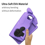 EIDERWOOD iPad Pro 12.9" (2022 / 2021 / 2020 / 2018) / Air 13" (2025 / 2024) / Pro 13" (2025 / 2024) Kids Case with Thumb Kickstand - Purple