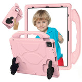 EIDERWOOD iPad Pro 12.9" (2022 / 2021 / 2020 / 2018) / Air 13" (2025 / 2024) / Pro 13" (2025 / 2024) Kids Case with Thumb Kickstand - Pink