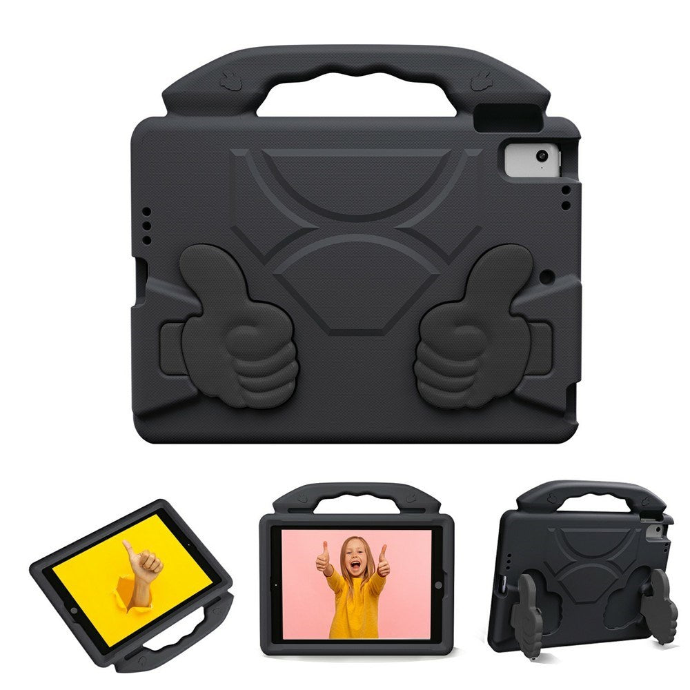 EIDERWOOD iPad 9.7" (2018 / 2017) / Air 2 / Air Kids Case with Thumb Kickstand - Black