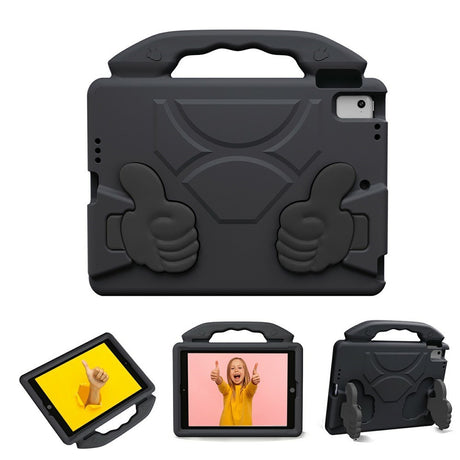 EIDERWOOD iPad 9.7" (2018 / 2017) / Air 2 / Air Kids Case with Thumb Kickstand - Black